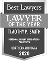 Best Lawyers - Lawyer of the year - Timothy P Smith - Northern Michigan 2020